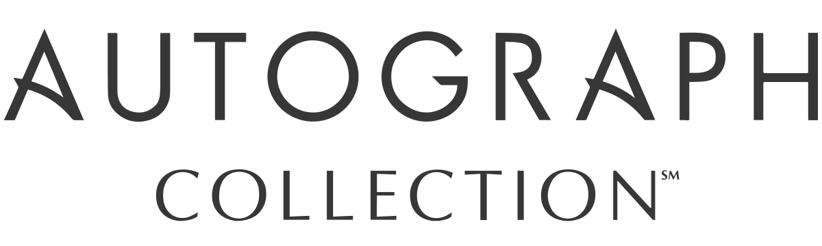 The image shows the logo for "Autograph Collection," a brand name written in capital letters.