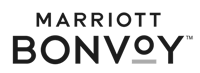 This image features the "Marriott Bonvoy" logo, which is associated with Marriott International's travel and hospitality program.